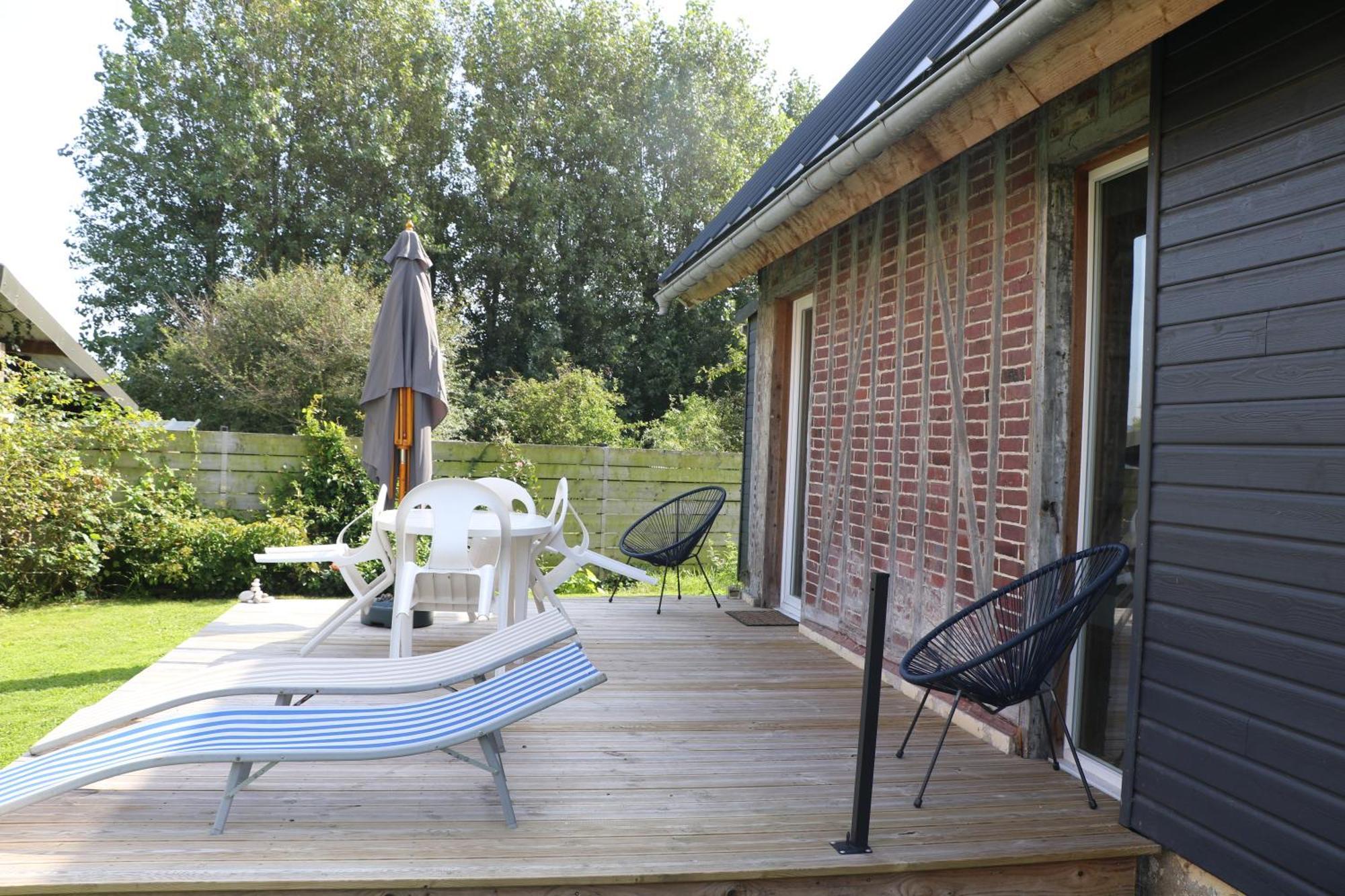 Jolie Maison En Bord De Mer A Pourville Hautot-sur-Mer Экстерьер фото